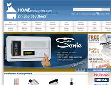 Tablet Screenshot of homeproductsinc.com